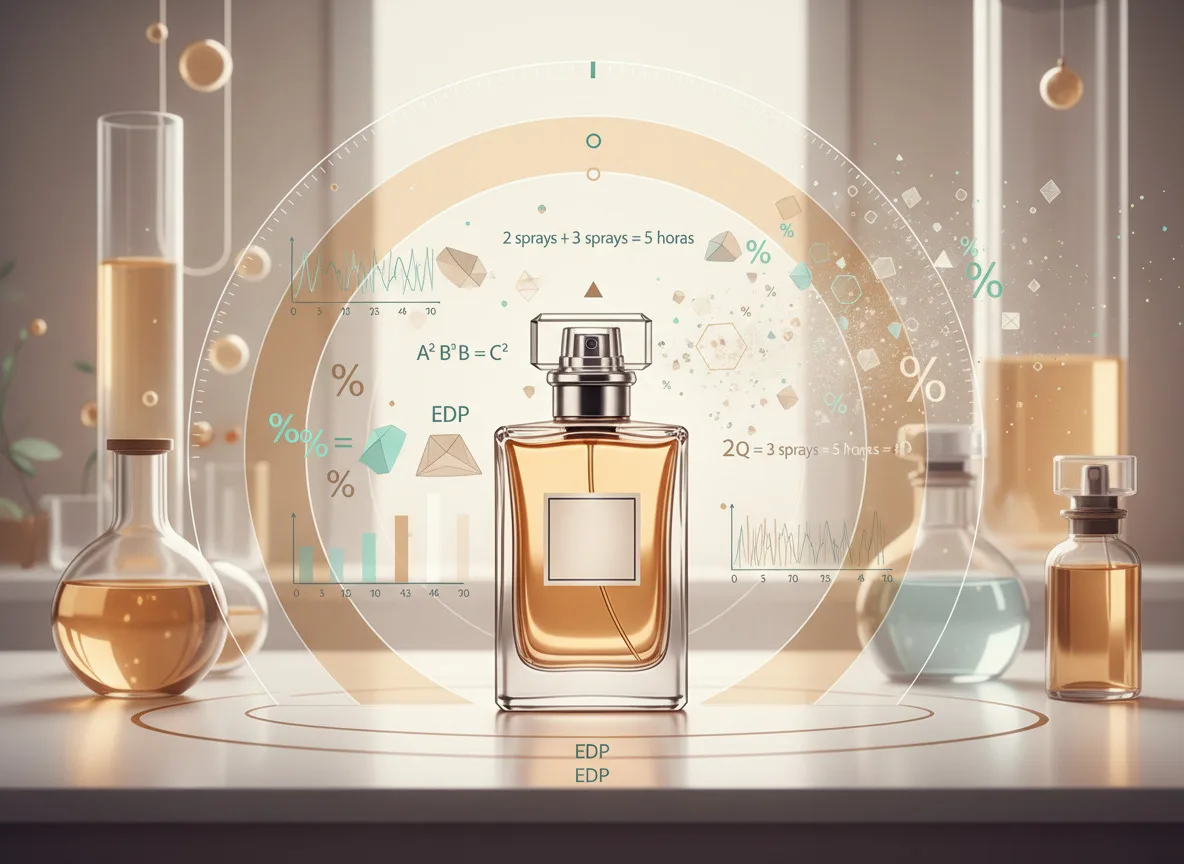 Slide A Matemática Secreta das Borrifadas: Como Calcular a Dosagem Perfeita do Seu Perfume