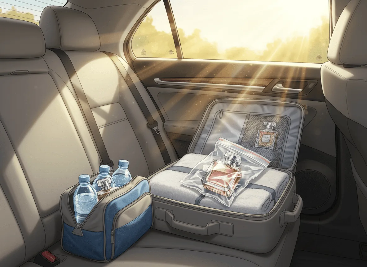 Capa do post Como Proteger Seu Perfume em Viagem de Carro: O Guia Definitivo para Preservar Cada Gota da Sua Fragrância