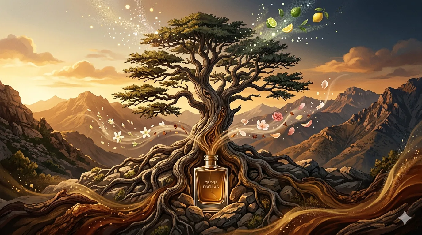 Capa do post Por que o Cedro do Atlas é a Base Favorita para Perfumes de Longa Duração